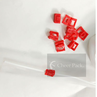 5 กิโลกรัม PP ล็อคซิป ซิป สีแดงสำหรับกระเป๋าพลาสติก, ซิป Lock กระเป๋า