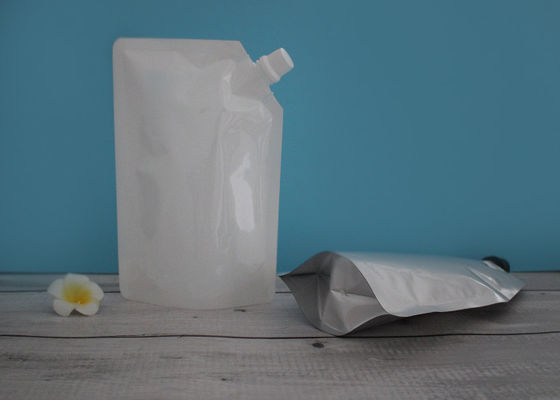 ลามิเนตที่กำหนดเองยืนขึ้นถุงอาหารเด็ก / ziplockk ถุงพวยเครื่องดื่มนำมาใช้ใหม่