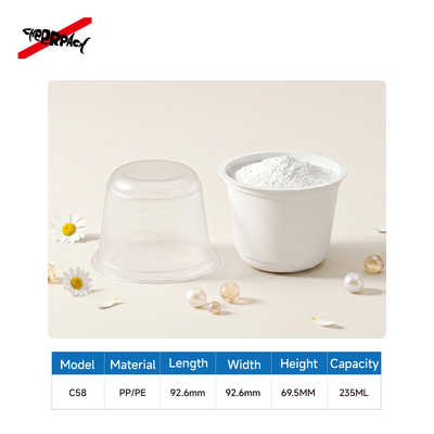 คุณภาพ  Beauty Mixing Bowl Cosmetic Tools Individually Packaged Mask Powder Mixing Bowl Comes with Scale โรงงาน