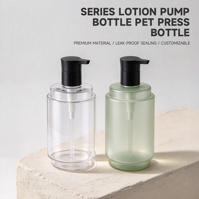 คุณภาพ  470ml PET Lotion Pump Bottle | 28 Thread Custom Cosmetic Packaging | Food-grade recyclable PET, leak-proof, custom color & logo for shampoo, body wash and skincare bulk packaging โรงงาน