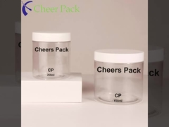 กระปุกพลาสติก PET ชัดเจนประเภทอาหารที่มี LIDS สกรู