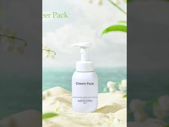 ขายปลีก 200ml 300ml 400ml 500ml เครื่องทําความสะอาดผสม PET สะอาดผิวหน้า ปั๊มผสม