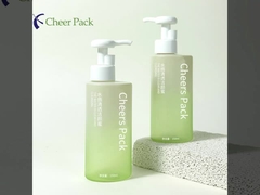 ดีไซน์ใหม่ กระป๋องเครื่องสําอาง 150ml/500ml การบรรจุดูแลผิวหนัง กระป๋อง PET สีขาว