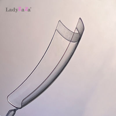 เคล็ดลับเล็บปลอมสีธรรมชาติแบบเต็ม 50 ชิ้นต่อถุงปลายเล็บอะคริลิคประดิษฐ์