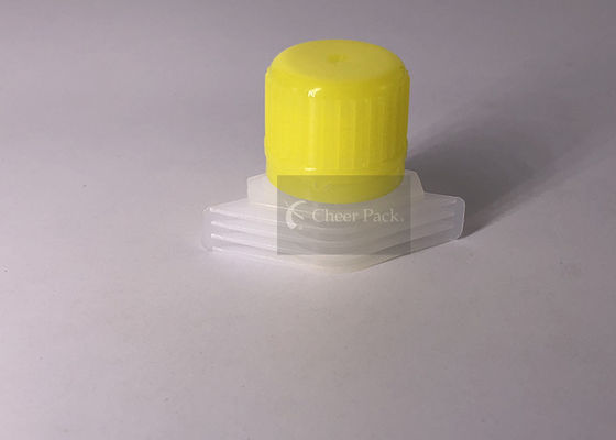 วัสดุ PE สีเหลืองฝาครอบ พวย คู่มือการกรอกข้อมูลเครื่อง 16mm Diameter