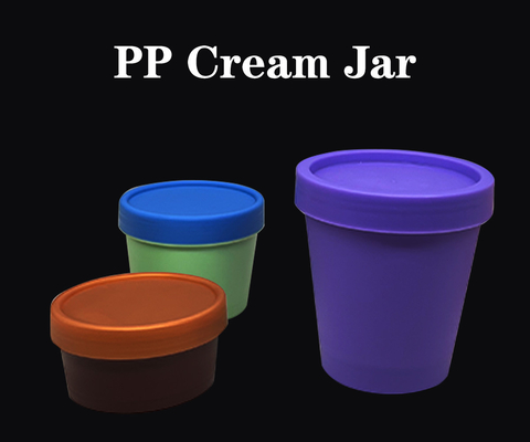 วัสดุ PP PCR 50ml 100ml 200ml กระป๋องปากกว้าง สําหรับเครื่องสําอาง ครีมน้ําแข็ง เค้กและไอศกรีม
