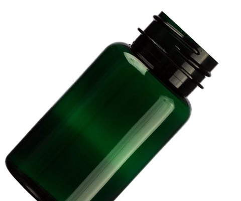 6.75 oz 200 Ml แอมเบอร์เขียวเข้ม โพลีเอสเตอร์ สินค้าสุขภาพ กล่องบรรจุพลาสติก หมวก 38mm 38-400