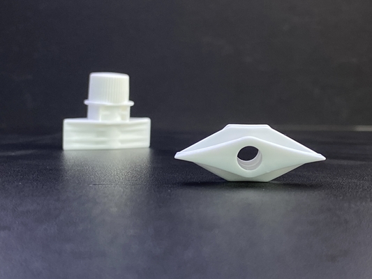 5 มม พลาสติก Spout Caps ใช้บนกระเป๋ายืนบรรจุสําหรับบรรจุอาหารและเครื่องสําอาง