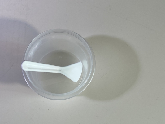 สีขาวหรือตามต้องการ 82 มม PP Spatula สําหรับครีมความงาม