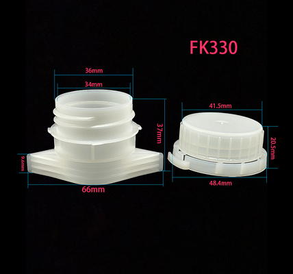 33 มิลลิเมตร พลาสติก Spout Caps ใช้ในกระเป๋ายืน packaging สําหรับการบรรจุอาหาร &amp; เครื่องสําอาง