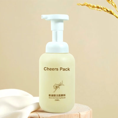 500 มิลลิลิตร PET Mousse กระปุก สําหรับ Mousse สินค้าเครื่องสําอาง โลชั่น Scream Shampoo