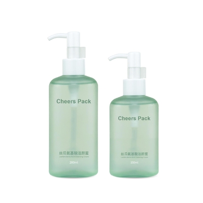 สีเขียวหรู 50ml 100ml 450mlกล่องพลาสติกกล่องโลชั่นเครื่องสําอาง PP วัสดุ ปั๊มกด ปั๊มกดกล่องสําหรับการดูแลผิวหนัง แชมพู