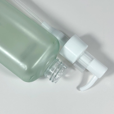 สีเขียวหรู 50ml 100ml 450mlกล่องพลาสติกกล่องโลชั่นเครื่องสําอาง PP วัสดุ ปั๊มกด ปั๊มกดกล่องสําหรับการดูแลผิวหนัง แชมพู