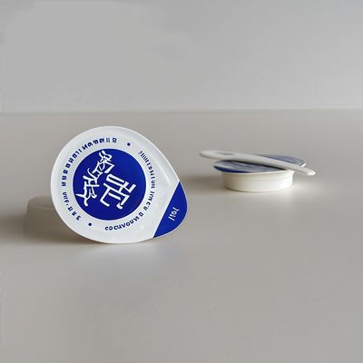 ถ้วยเครื่องสำอาง PP แบบใช้แล้วทิ้ง ขนาด 3.5 มล. 5.5 มล. พร้อมฝาอลูมิเนียมฟอยล์