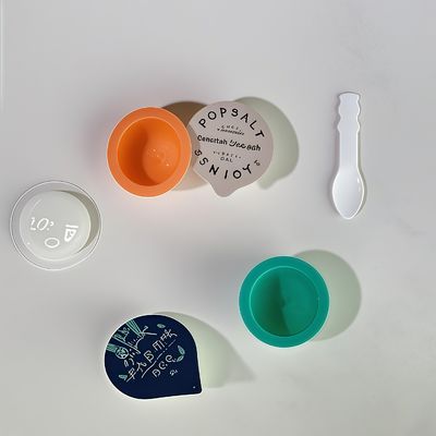 ถ้วยเยลลีทรงกลมครึ่งวงกลม PP ขนาด 10 มล. สำหรับเครื่องสำอาง ปรับแต่งได้