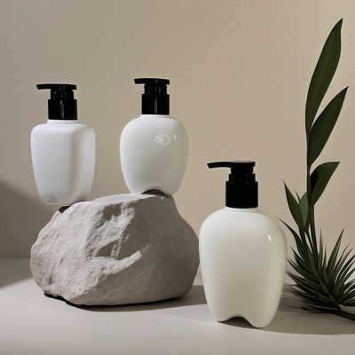 ขวดพลาสติกรูปฟันขนาด 100-250 มล. พร้อมปั๊มกดสำหรับล้างมือ โลชั่นบำรุงผม เจลล้างมือ สามารถปรับแต่งโลโก้ได้