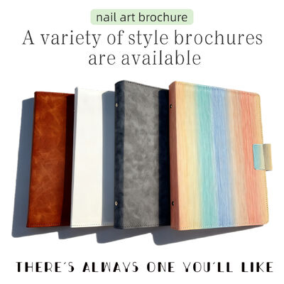 กระดานแสดงเล็บอะคริลิคแบบถอดได้แม่เหล็กเดี่ยว สี่เหลี่ยม 120/180/240 สีไล่ระดับ เครื่องมือพลาสติกสำหรับเล็บ