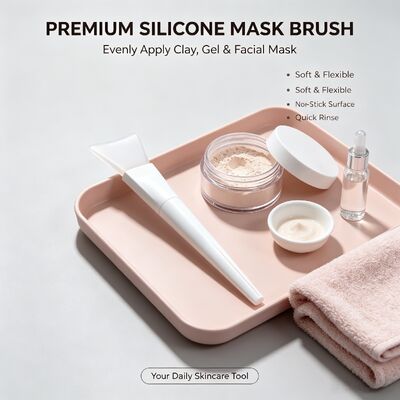 ซิลิโคนอ่อนนุ่ม Face Mask Applicator แปรงซิลิโคนครีมบำรุงผิว Reusable เครื่องสำอางค์ไม้พายผสมพอกหน้าใช้