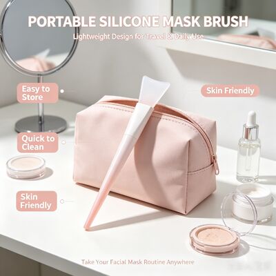 ซิลิโคนอ่อนนุ่ม Face Mask Applicator แปรงซิลิโคนครีมบำรุงผิว Reusable เครื่องสำอางค์ไม้พายผสมพอกหน้าใช้