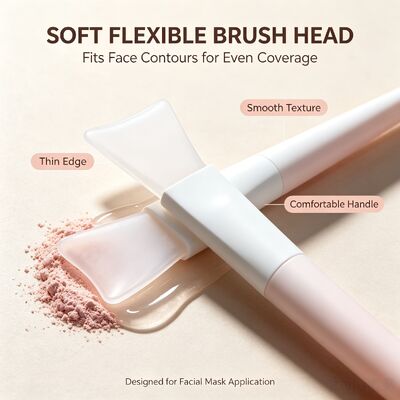ซิลิโคนอ่อนนุ่ม Face Mask Applicator แปรงซิลิโคนครีมบำรุงผิว Reusable เครื่องสำอางค์ไม้พายผสมพอกหน้าใช้