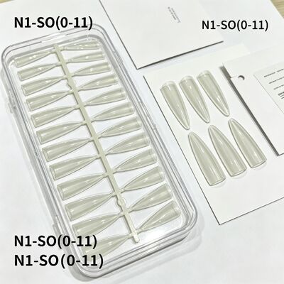 เคล็ดลับเล็บ สะอาด ครบครัน ABS เล็บปลอม เซ็ตสําหรับกดนิ้วมือในซัลโวเล็บขยาย DIY nail art และการจัดจําหน่ายจํานวนมาก